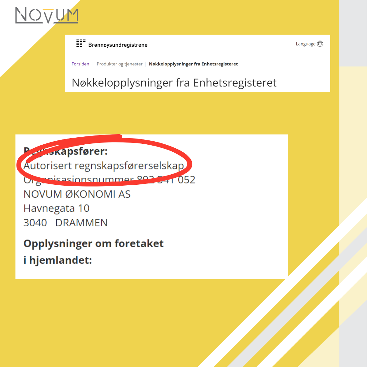 Rejestr firm w Norwegii